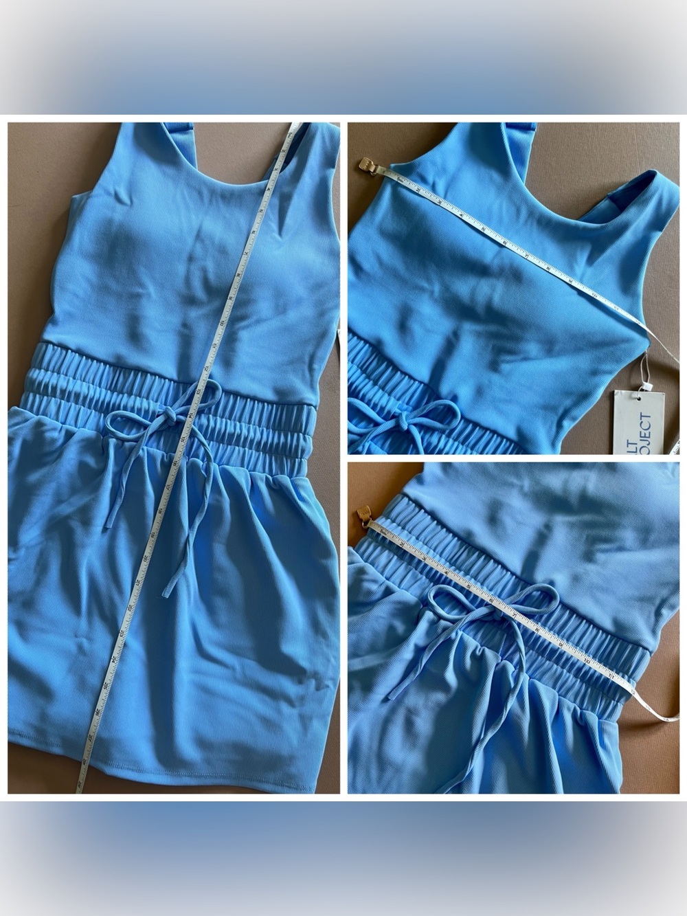 Salt Project Ribbed Blue Do Anything Active Dress - Picture 15 of 16